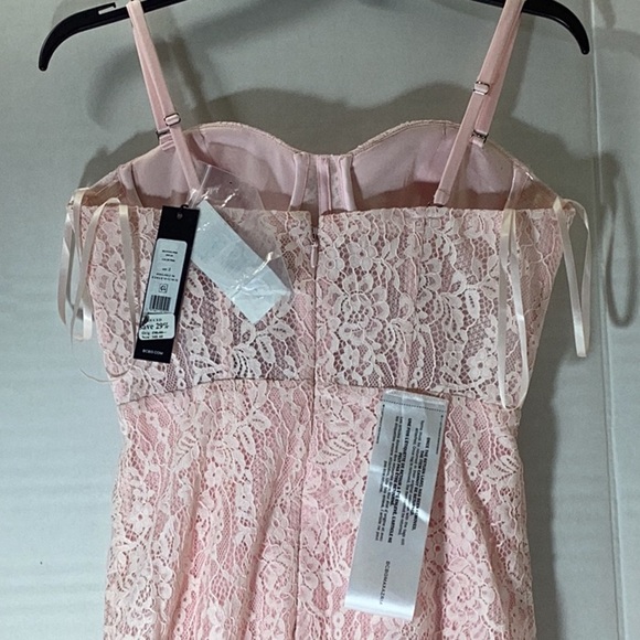 BCBGMAXAZRIA Women's Strapless Sweetheart Neck Midi Evening Dress.       C - Picture 7 of 10